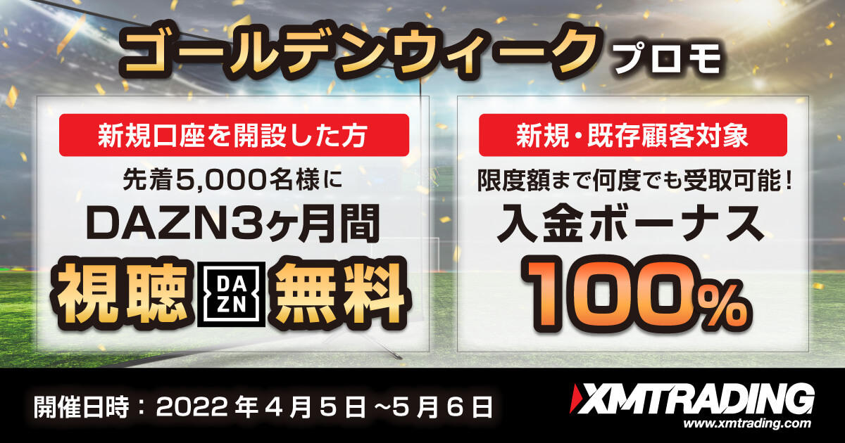 XMTrading ゴールデンウィークプロモーション