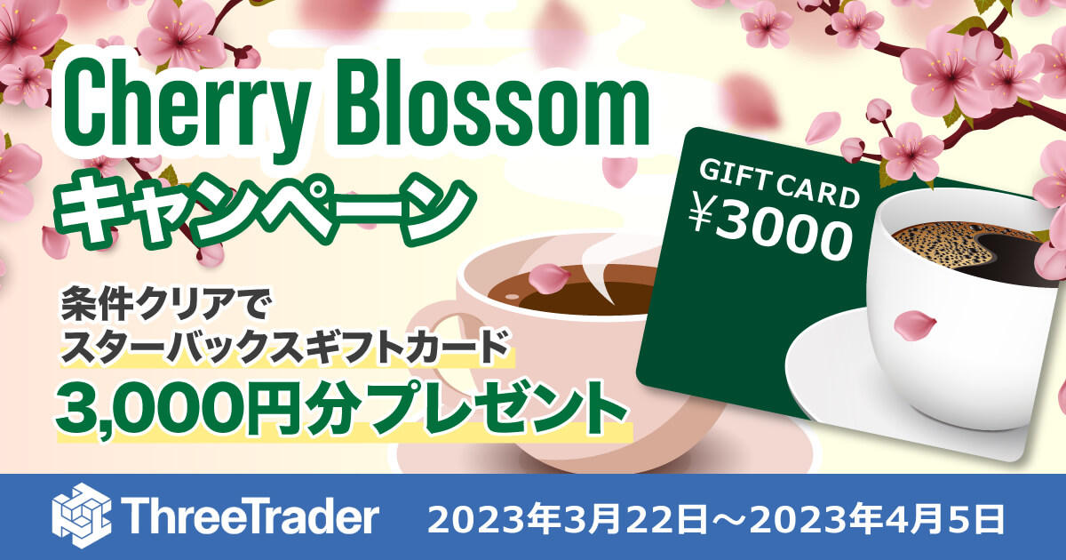 ThreeTrader Cherry Blossomキャンペーン