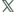 X