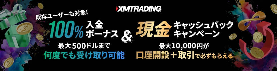 XMTradingのキャンペーンバナー