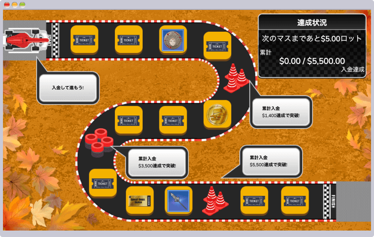 BigBossボーナスグランプリのキャプチャ