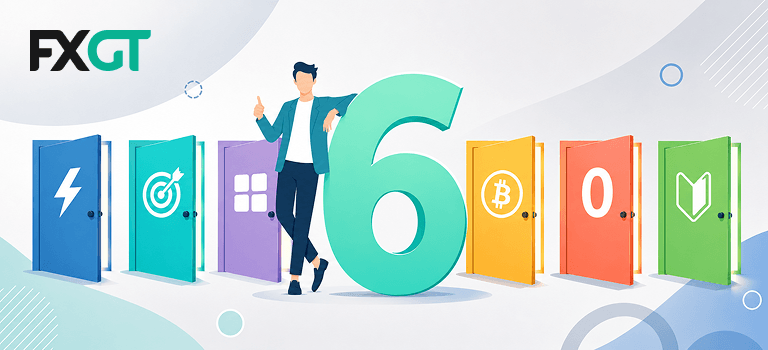 FXGTの口座タイプは全6種類