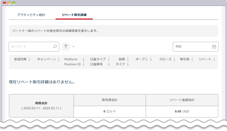 リベート取引詳細
