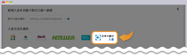 Hantec Markets国内銀行送金