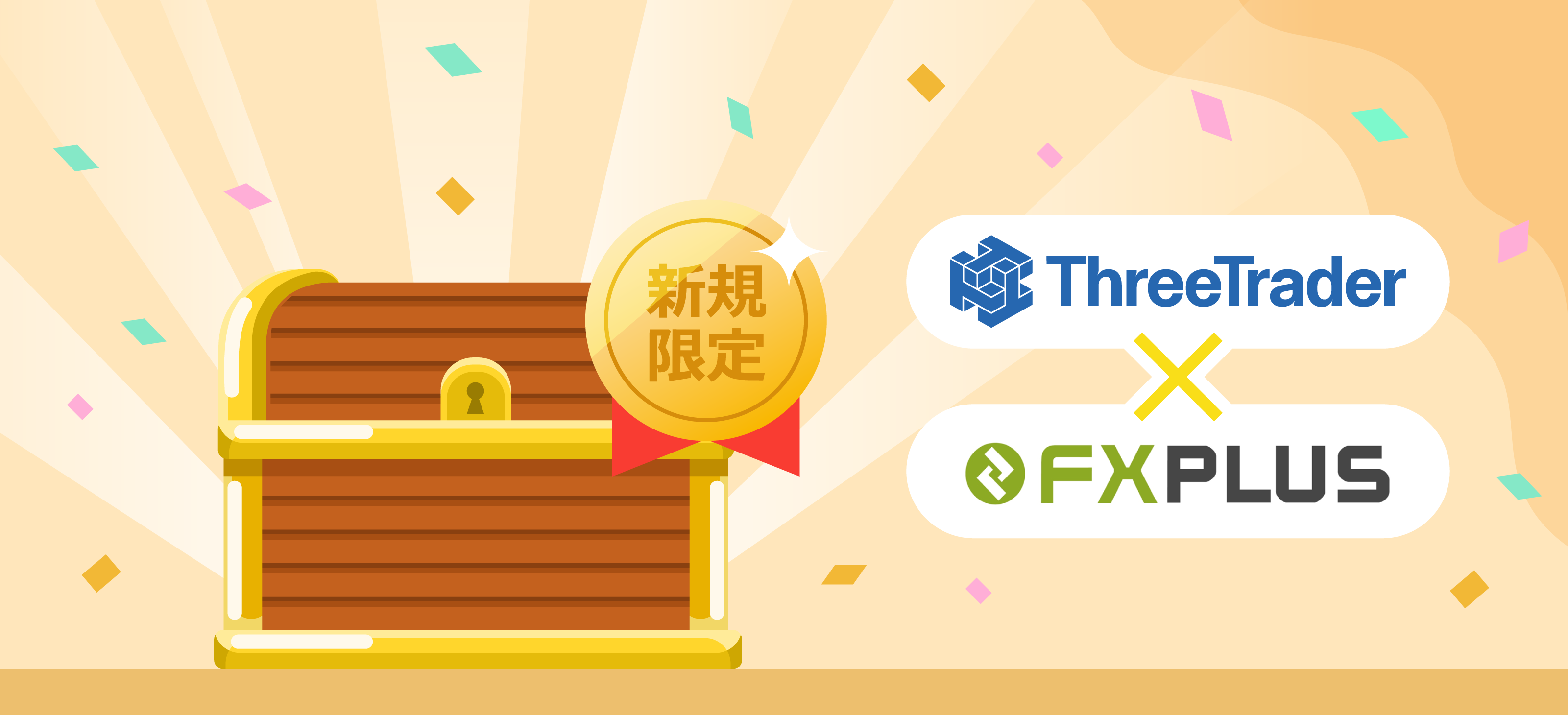 【FXplus限定】もっともおトクにThreeTraderを始められるキャンペーンがスタート！