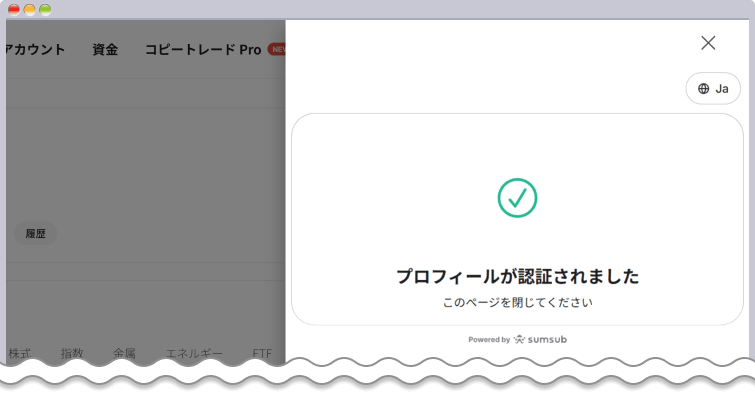 Ultima Markets プロフィール認証