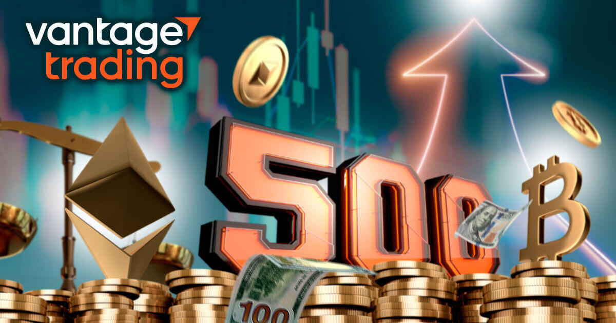 Vantageの仮想通貨レバレッジが最大500倍に！BTC・ETH取引が変わる