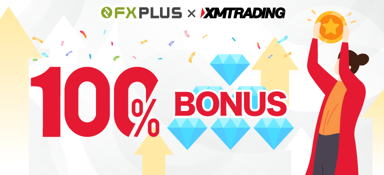 XM（XMTrading）× FXplus 期間限定100％入金ボーナス