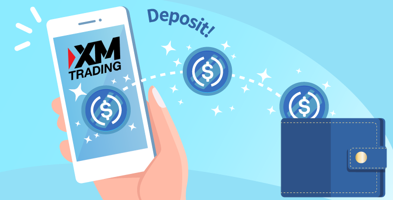 XMの取引口座へ仮想通貨を利用し入金する手順